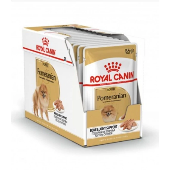Royal Canin Pomeranian Adult - Pomerániai törpespicc felnőtt kutya nedves táp 12 x 85 g