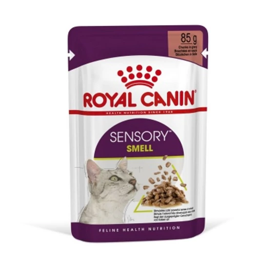Royal Canin Sensory Smell - szószos nedves táp felnőtt macskák részére 12 x 85 g