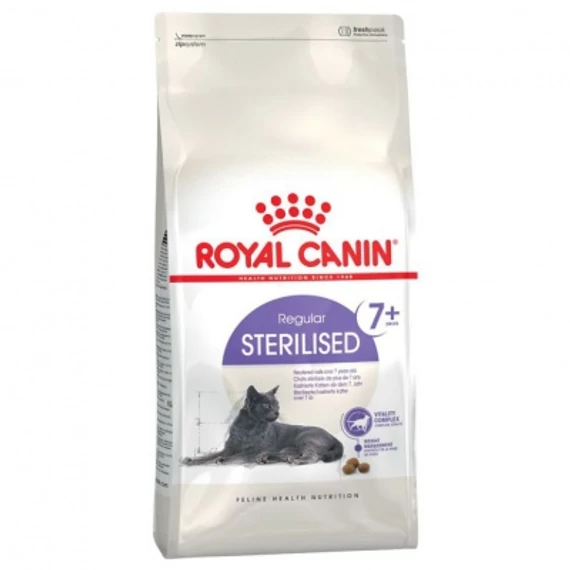 Royal Canin Sterilised 7+ - ivartalanított idősödő macska száraz táp 400 g