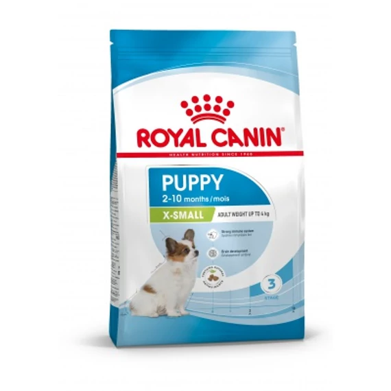 Royal Canin X-Small Puppy - nagyon kistestű kölyök kutya száraz táp 500 g