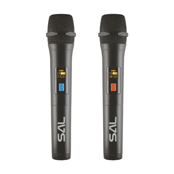 SAL PARCUBE boombox, 100 W, 2db vezeték nélküli mikrofon, 5db hangszóró, LED fényeffekt, IPX5 védelem, Bluetooth