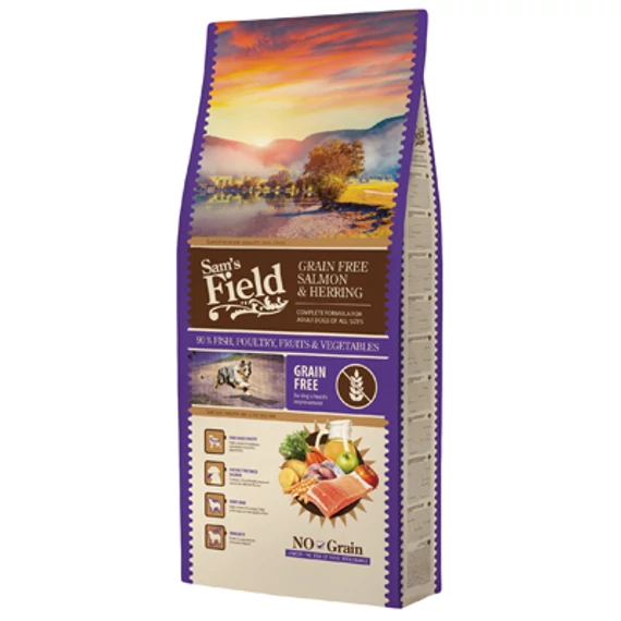 Sam's Field Adult Grain Free Salmon & Herring 13 kg
