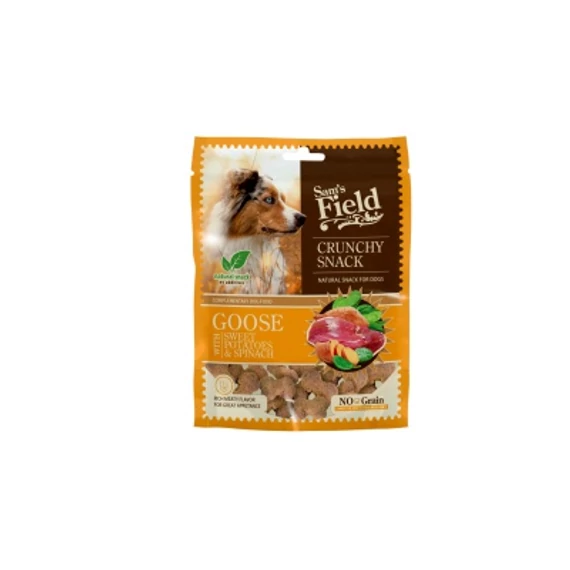 Sam's Field Crunchy Snack - Goose with Sweet Potatoes & Spinach 200 g