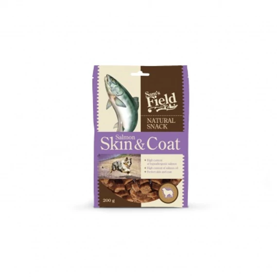 Sam's Field Natural Snack Salmon Skin & Coat 200 g