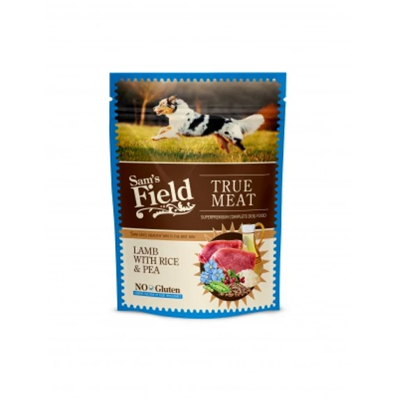 Sam's Field True Meat Lamb with Rice & Pea alutasakos eledel 260 g