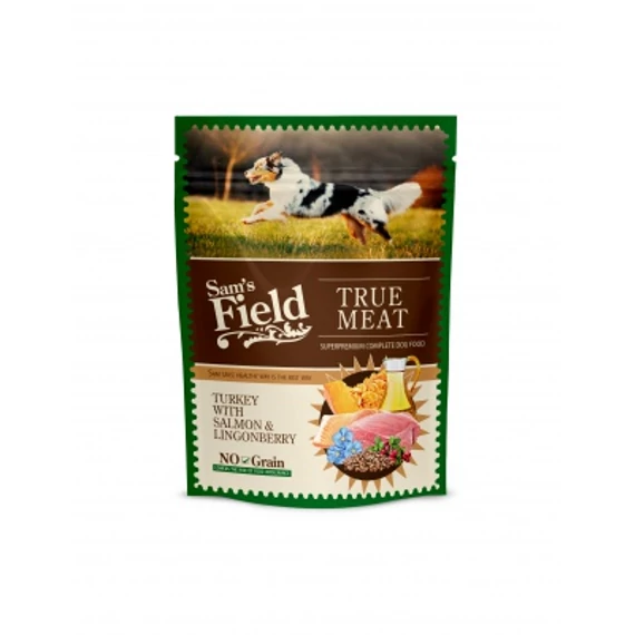 Sam's Field True Meat Turkye with Salmon & Lingonberry alutasakos eledel 260 g