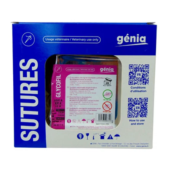 Sebvarró fonal Glycofil Génia 1 db
