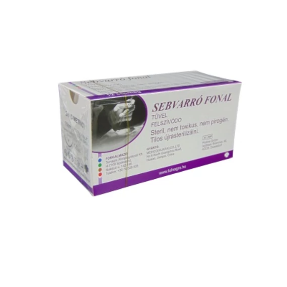 SEBV.F.TGO.PGA 2/0 30kerek 1/2, 75CM 12X