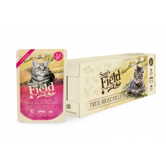 SF CAT POUCH KITTEN PU&BROK24X85G