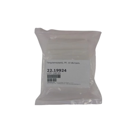 TÁRGYLEMEZTARTÓ PP 10 DB/CSOM