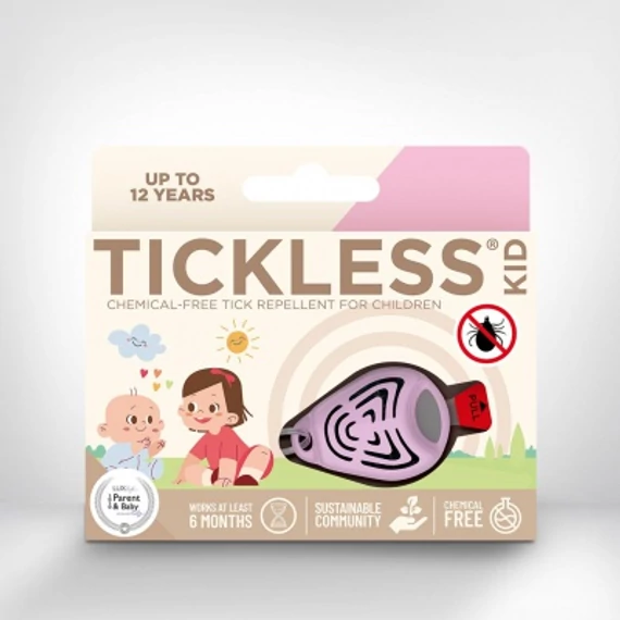 TickLess Baby ultrahangos kullancsriasztó Pink - 1 db