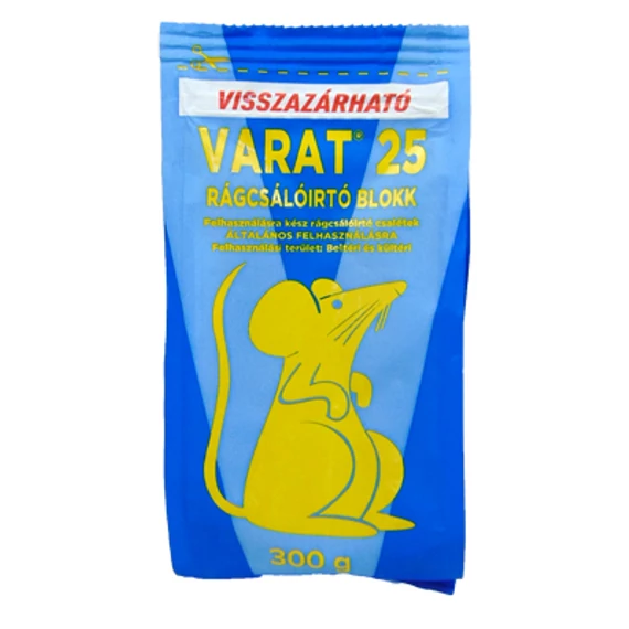 VARAT 25 RÁGCSÁLÓIRTÓ BLOKK 300 G