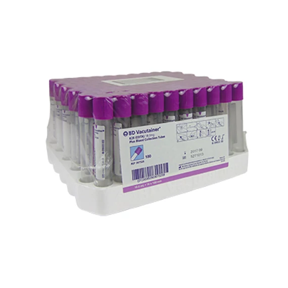 VÉRCSŐ VACUTAINER K2EDTA 10 ML 100X