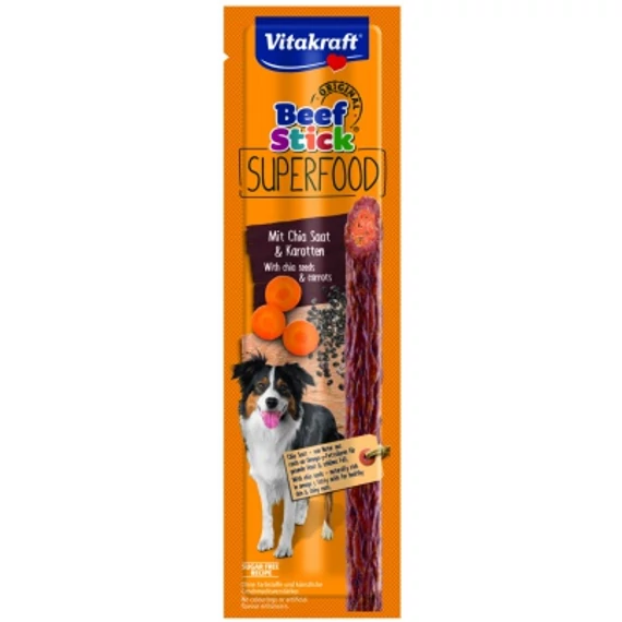 Vitakraft Beef Stick Superfood - chia mag & sárgarépa 25 g