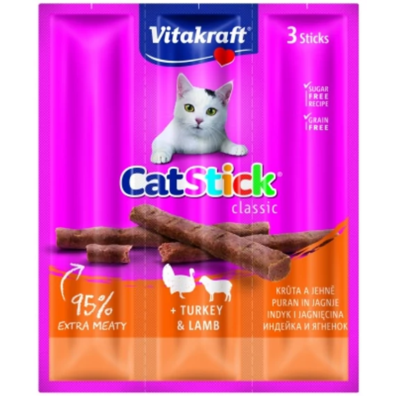 Vitakraft Cat Stick Classic - pulyka és bárány 1 db