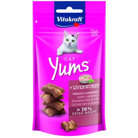 Vitakraft Cat Yums májas hurkával macskának 40 g