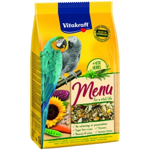Vitakraft Menü jákónak és arának 1 kg