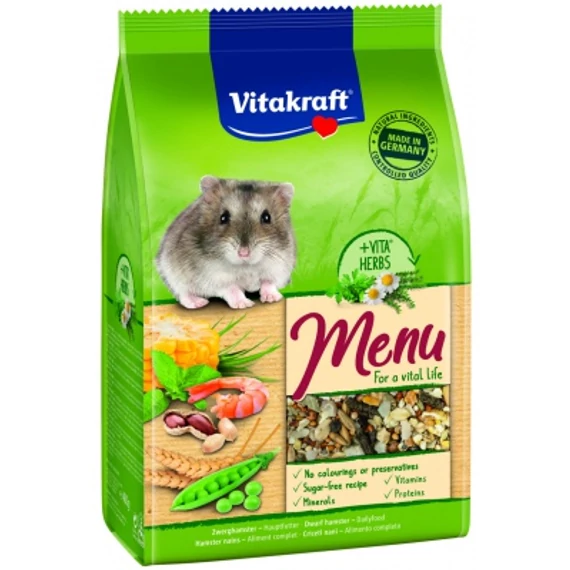 Vitakraft Menü törpehörcsögnek 400 g