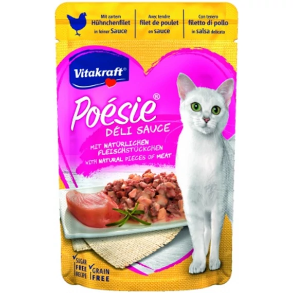 Vitakraft Poésie Déli Sauce macskáknak - csirke 85 g