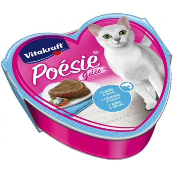 Vitakraft Poésie Gelée lazaccal és spenóttal macskáknak 85 g