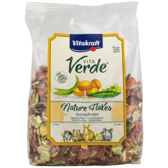 Vitakraft Vita Verde Nature Flakes - zöldség pelyhek 400 g