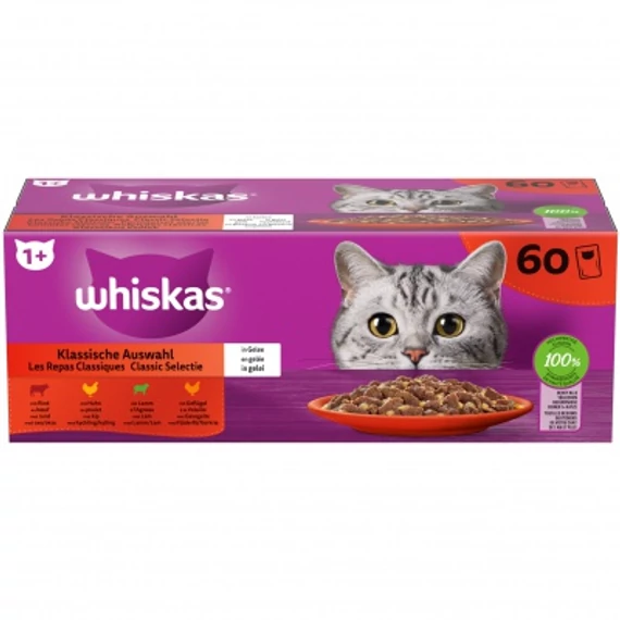 WHISKAS ALUTASAK 60PACK KLASSZIKUS