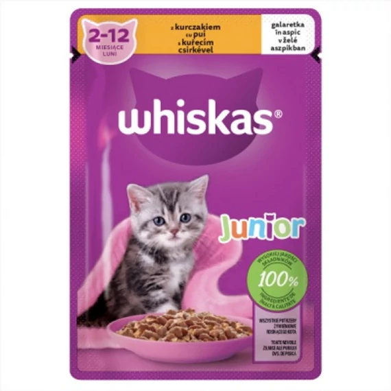 WHISKAS ALUTASAK CSIRKE JUNI ASZPIK 85 G