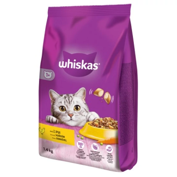 Whiskas szárazeledel csirkével 1.4 kg