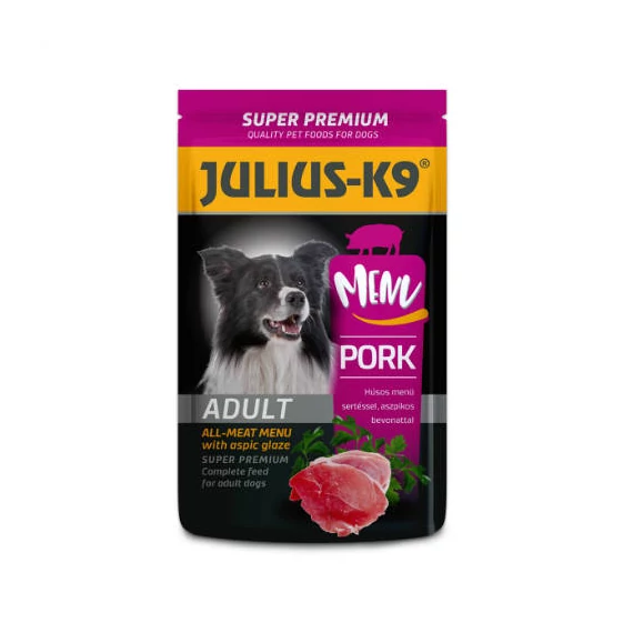 Julius-K9 Dog Adult Pork - nedveseledel (sertés) felnőtt kutyák részére (125g)
