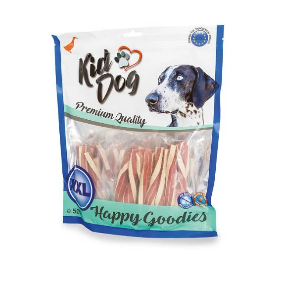 KIDDOG A04608 kacsa szendvics sodrott tőkehallal 500 g