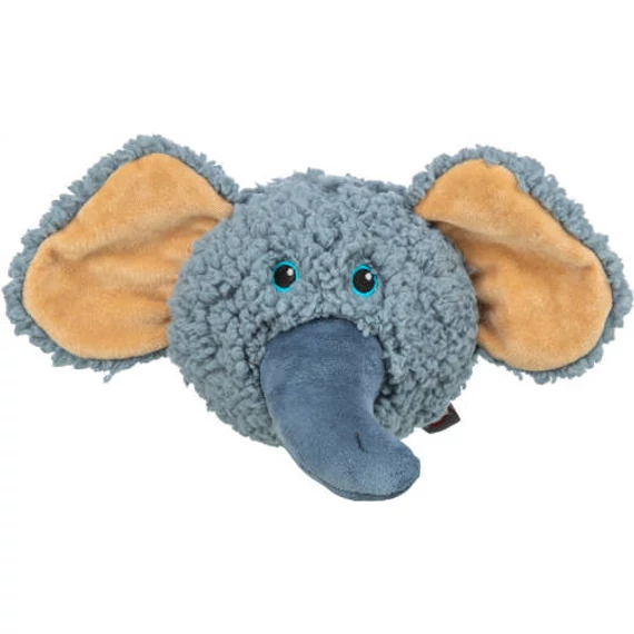 Trixie Plüss elefánt fej, újrahasznosított, 12cm