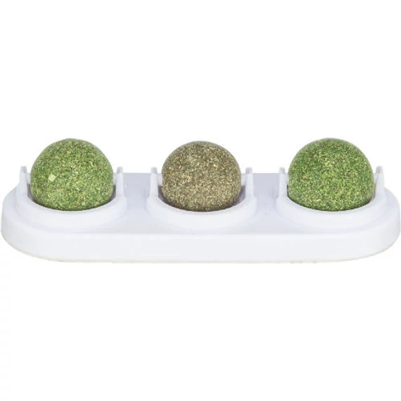 Trixie Matatabi Ball with Holder - játék (macskamenta labda, tartóval) macskák részére (Ø5cm)