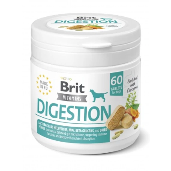 Brit Vitamins Digestion kutyák számára 60 tabletta