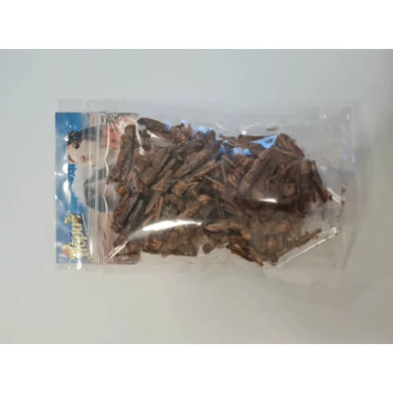 Trópus Dried Grasshopper - kiegészítő eleség (szárított szöcske) rágcsálók,madarak, sünik és hüllők részére (40g)