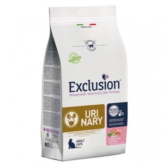 Exclusion Urinary Pork & Pea and Rice száraz macskatáp 300 g