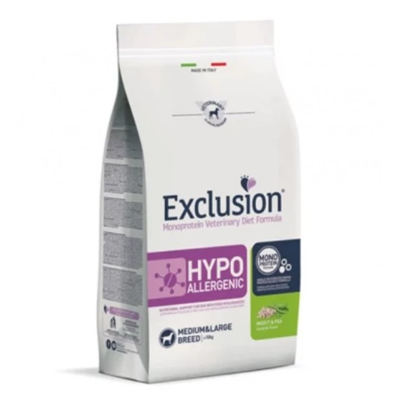 Exclusion Hypoallergenic Insect & Pea Medium & Large Breed száraz kutyatáp 2 kg