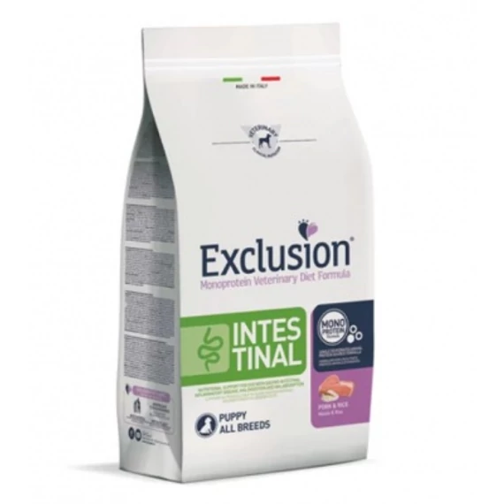 Exclusion Intestinal Puppy Pork & Rice All Breeds száraz kutyatáp 2 kg