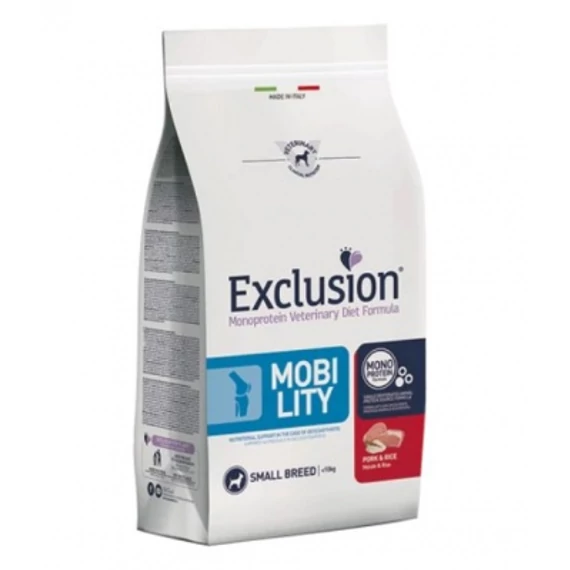 Exclusion Mobility Pork & Rice Small Breed száraz kutyatáp 2 kg