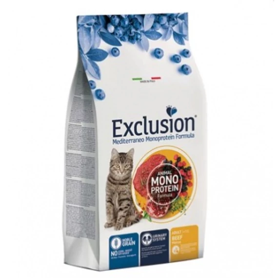 Exclusion Mediterraneo Monoprotein Beef száraz macskatáp 1.5 kg