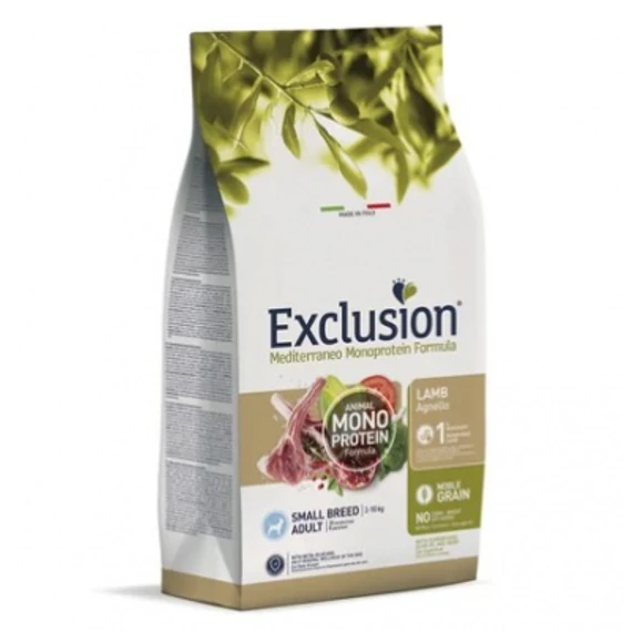 Exclusion Mediterraneo Monoprotein Lamb Small Breed száraz kutyatáp 2 kg