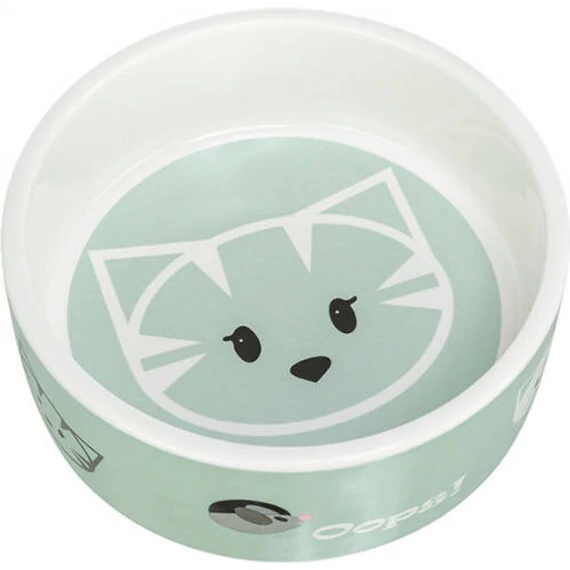Trixie Mimi Ceramic Bowl - kerámia tál (különböző színekben) macskák részére (0,3l /Ø12cm)