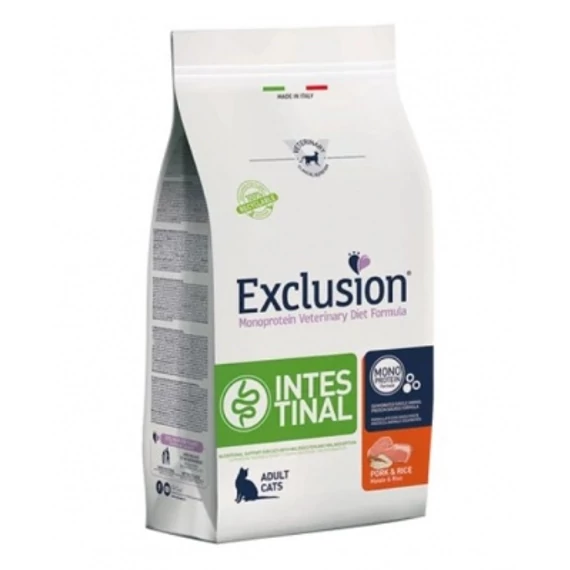 Exclusion Intestinal Pork & Rice száraz macskatáp 1.5 kg