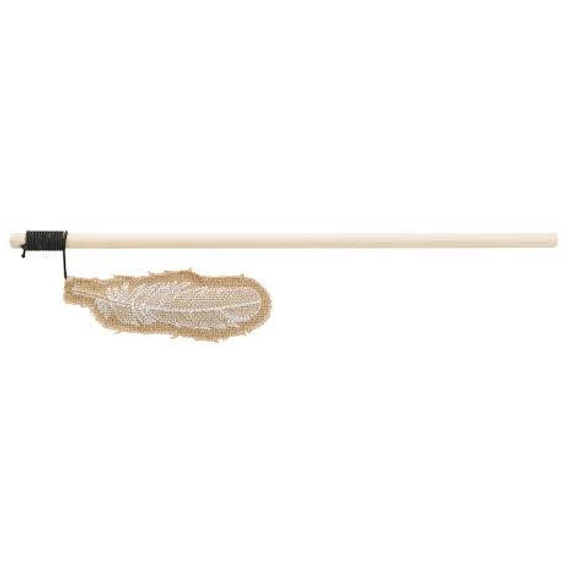 Trixie Playing Rod  with Feather - játék macskapeca (juta) macskák részére (35cm)