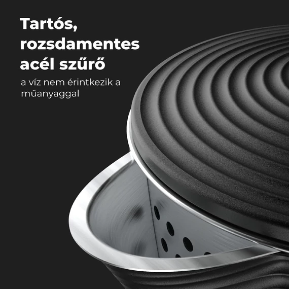 AENO AEK0003 EK3 elektromos vízforraló, max. 2200 W, 1,7 literes tartály, LED állapotjelző, rozsdamentes acél