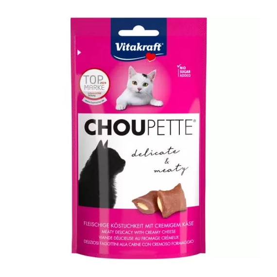 Vitakraft  choupette - sajttal töltött falatkák jutalomfalat macskák részére (40g)