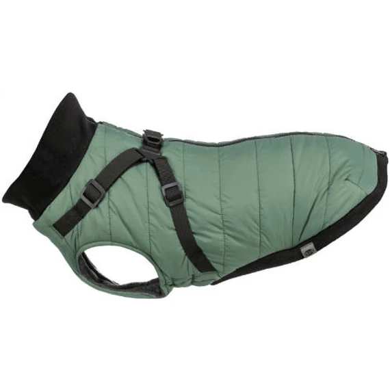 Trixie Coat Pontis with Harness - kabát hámmal (kék-szürke, vízlepergető) kutyák részére (XS) 30cm