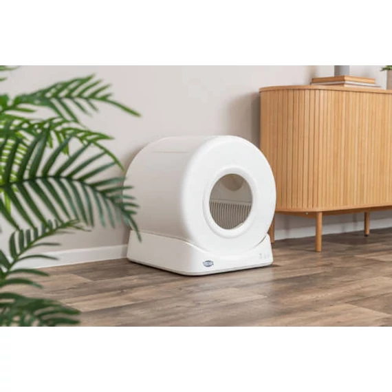 Trixie Smart cat toilet, plastic - okos macska WC, műanyag, 51x56x54cm, fehér