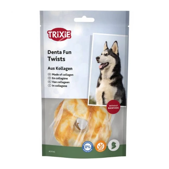 Trixie Denta Fun Twists - jutalomfalat 2db, 85g, 6,5cm