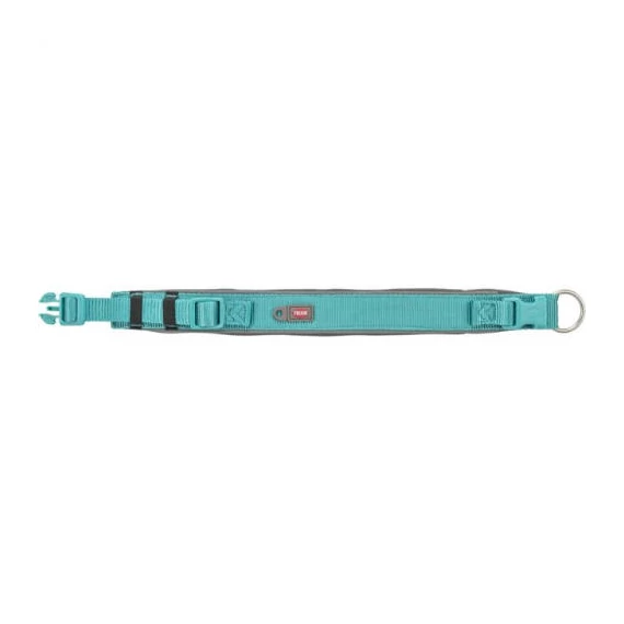 Trixie premium collar, extra wide (XS) - nyakörv (extra széles,aqua/grafit) kutyák részére (XS-S) 27-35cm/25mm