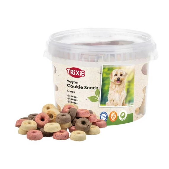 Trixie Vegan Cookie Snack Loops - jutalomfalat  kutyák részére (1,3kg)